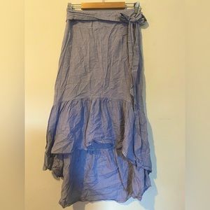 MIDI High-low skirt